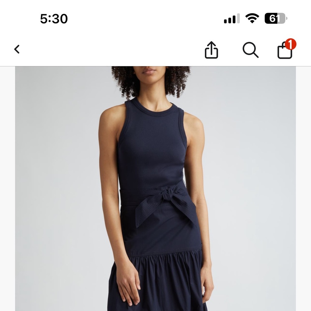 Veronica Beard Navy Sleeveless Dress - Picture 11 of 11